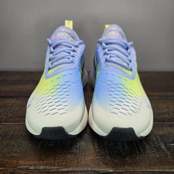 NEW Nike Air Max 270 Womens Size 8 Running Shoes Blue Green White IB7937-468 - Picture 3 of 12